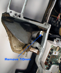 Removing 10mm nut